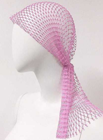 Entwine â€?Beaded Mesh Headscarf