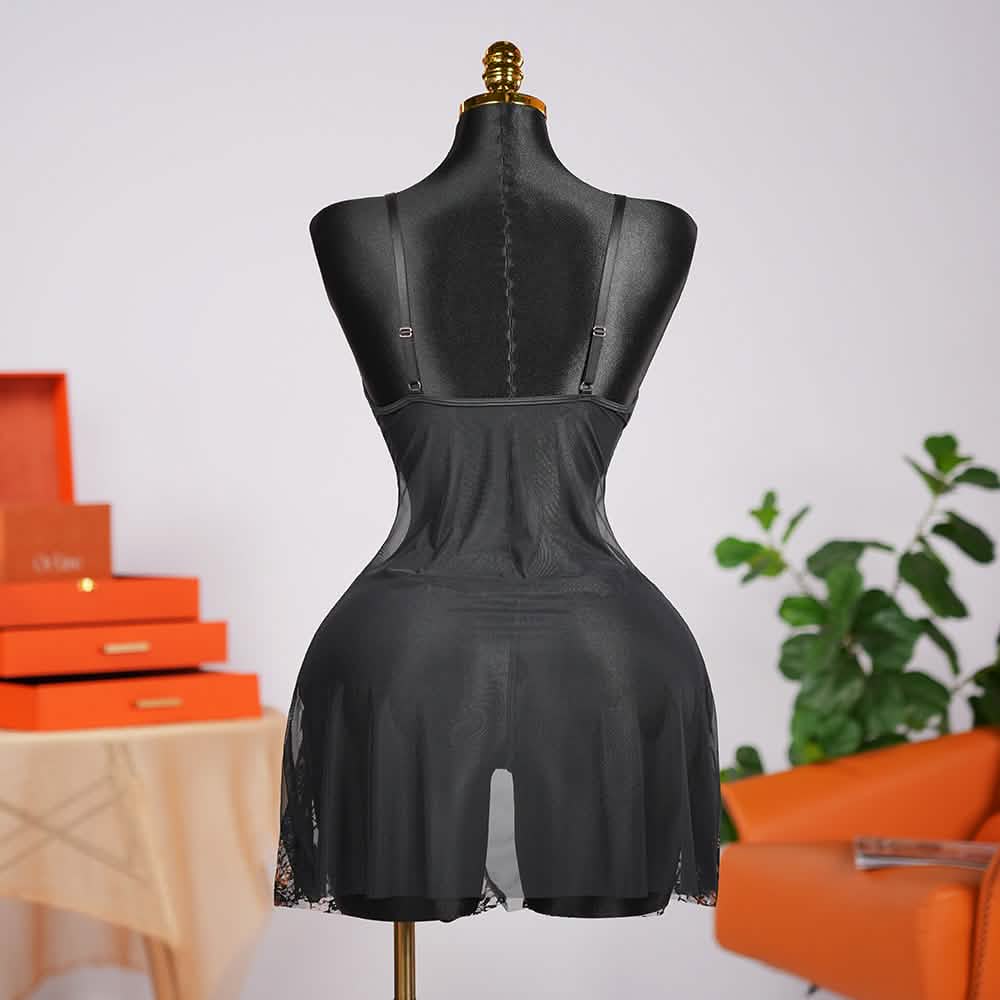 Floral Lace Nightgown Dress Set