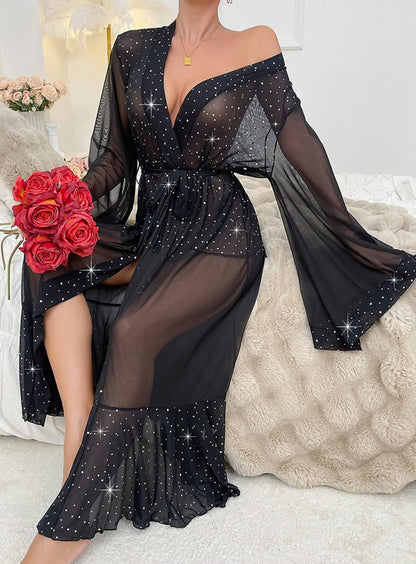 Glimmer Sheer Sparkle Robe