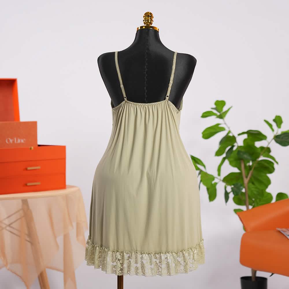 Lace V Neck Nightwear Spaghetti Strap Babydoll