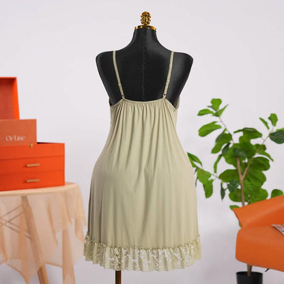 Lace V Neck Nightwear Spaghetti Strap Babydoll