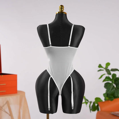 Lace Wild Charm Bodysuit with Stockings