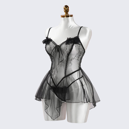 Lace Embroidery Bridal Lingerie Dress