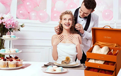 Luxury heirloom bridal gift box wedding fashion trend dress dressing gown sundress sexy lingerie pajamas multi-piece set