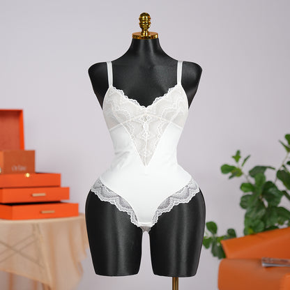 Simple Lace Shapewear Bodysuit