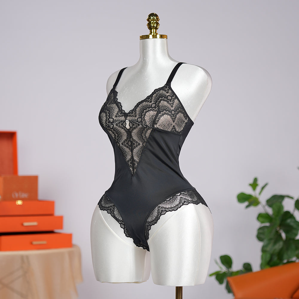 Simple Lace Shapewear Bodysuit