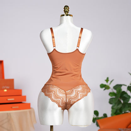 Simple Lace Shapewear Bodysuit