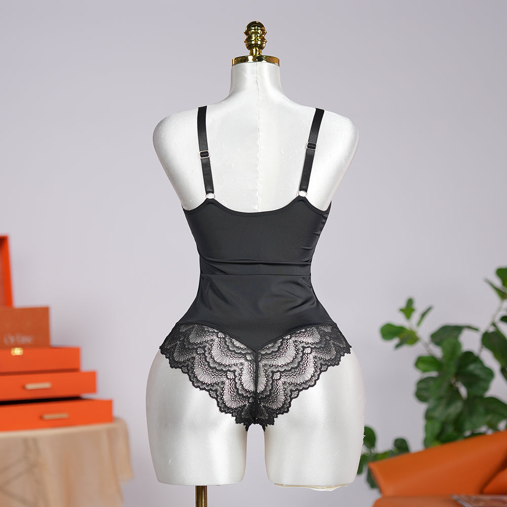 Simple Lace Shapewear Bodysuit