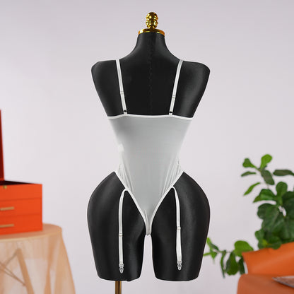 Lace Wild Charm Bodysuit with Stockings