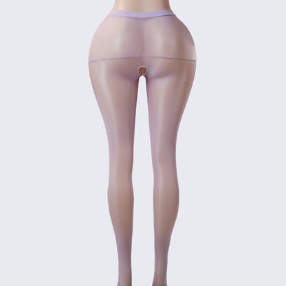 Perfumed See-Through Open-Crotch Pantyhose