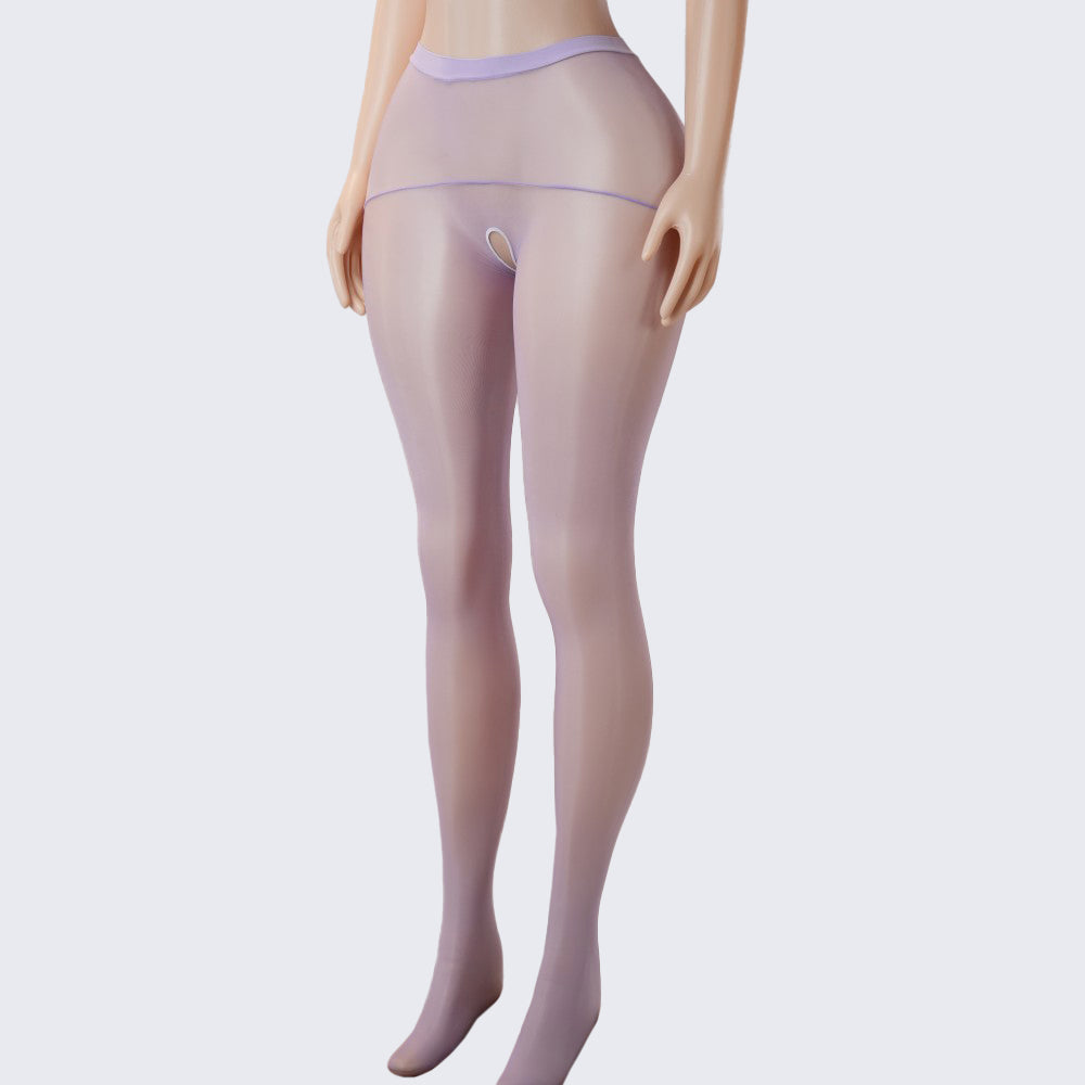 Perfumed See-Through Open-Crotch Pantyhose