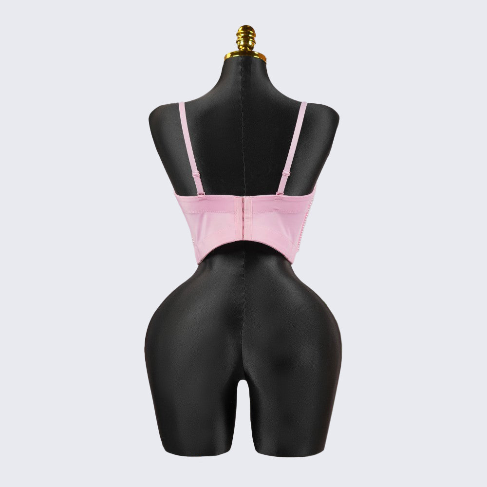 Pearl-Embellished Bustier