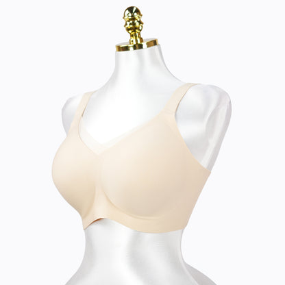 Plus Size Wireless Seamless Padded Natural Lift Bra