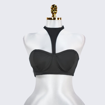 Plus Size Backless Halter Shapewear Daily Bra