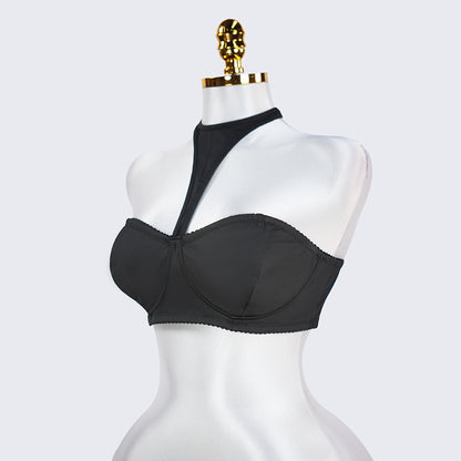 Plus Size Backless Halter Shapewear Daily Bra