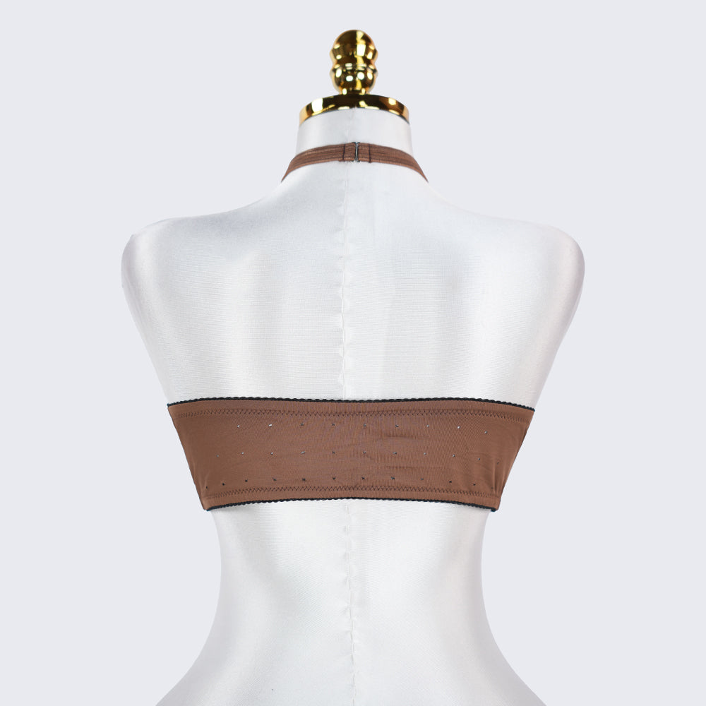 Plus Size Backless Halter Shapewear Daily Bra