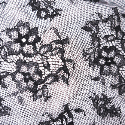 Plus Size Black Mesh Bodysuit