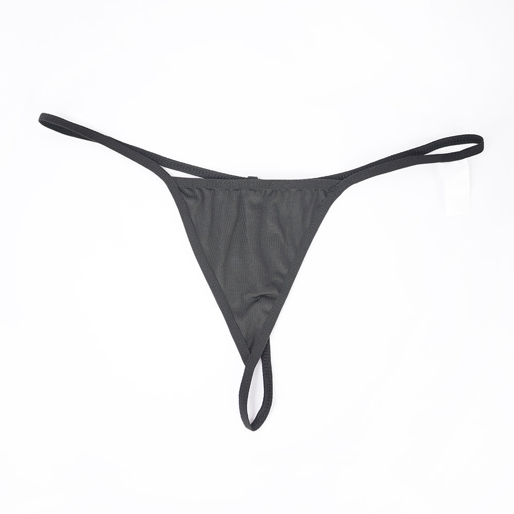 Plus Size Black Sheer Mesh Nightdress