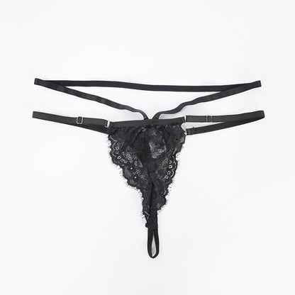 Plus Size Cupless Lingerie Bra Panty Set