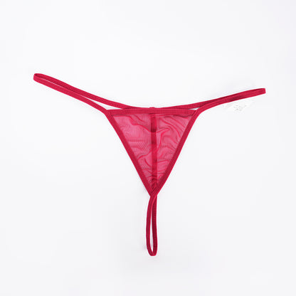 Plus Size Red Dress Panty Set