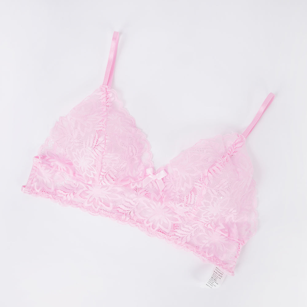 Plus Size Sheer Lace Bra Panty Set with Mesh Skirt