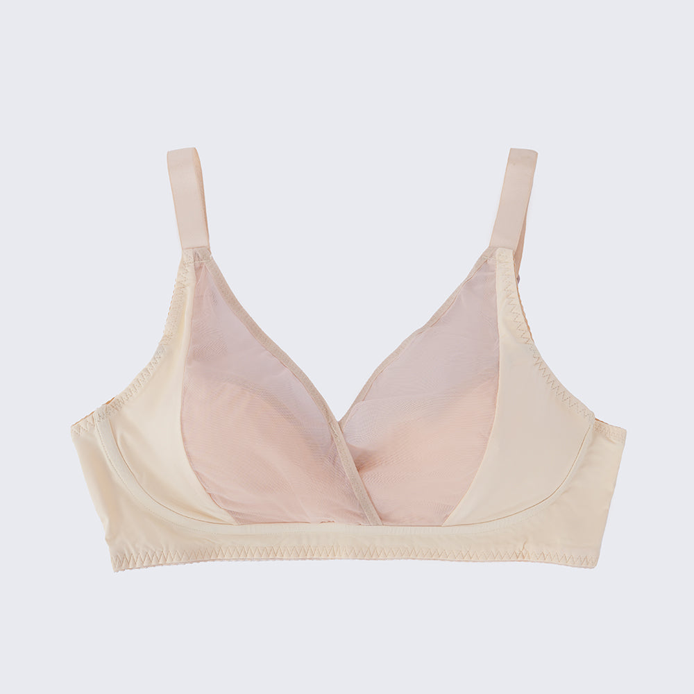 Plus Size Ultra Thin Push Up Sheer Bra Panty Set