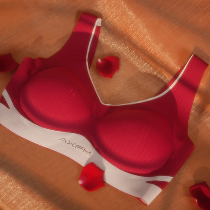 Plus Size Wireless Seamless Padded Bra Panty Set