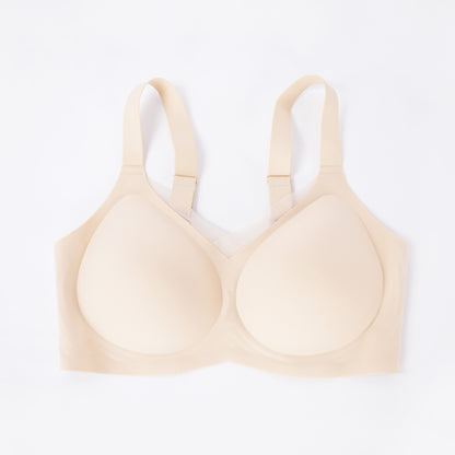 Plus Size Wireless Seamless Padded Natural Lift Bra
