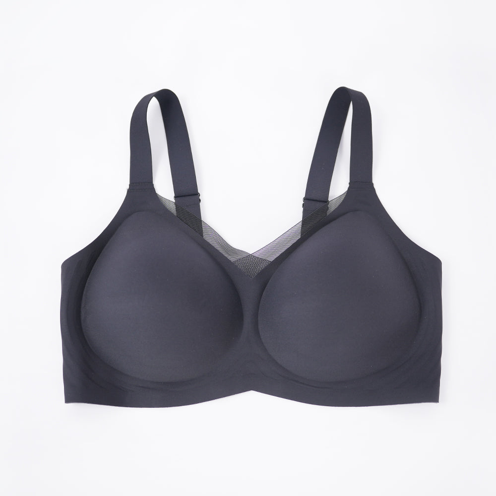 Plus Size Wireless Seamless Padded Natural Lift Bra