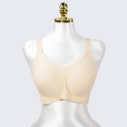 Plus Size Wireless Seamless Padded Natural Lift Bra