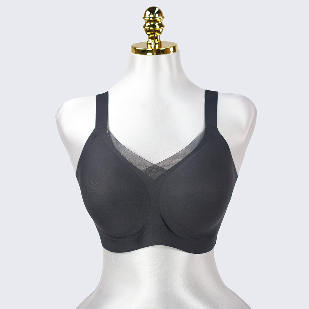 Plus Size Wireless Seamless Padded Natural Lift Bra