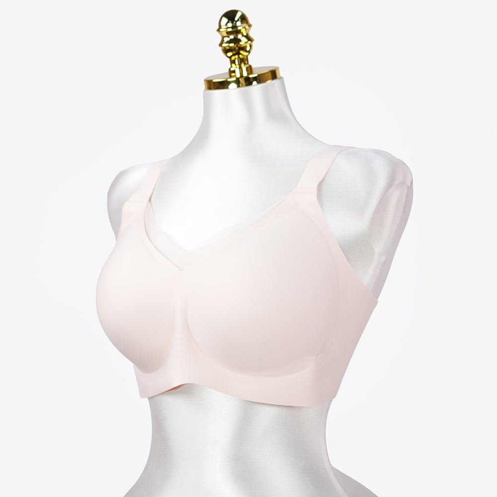 Plus Size Wireless Seamless Padded Natural Lift Bra
