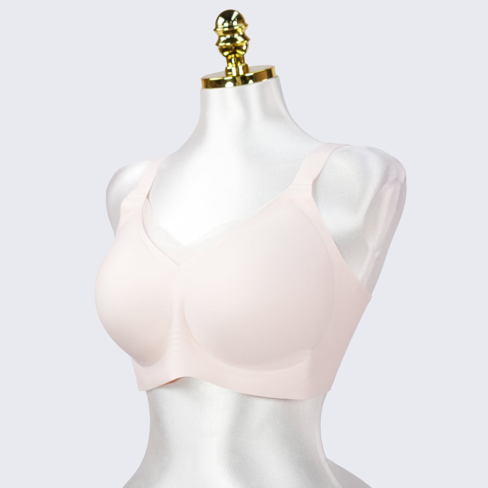 Plus Size Wireless Seamless Padded Natural Lift Bra