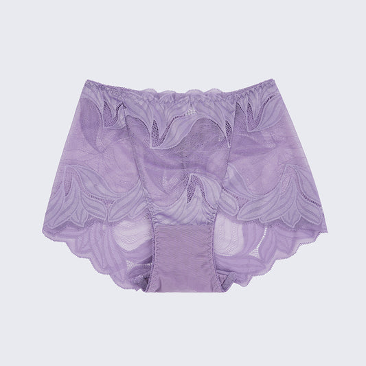 Plus Size Women's Lace See-through Panty