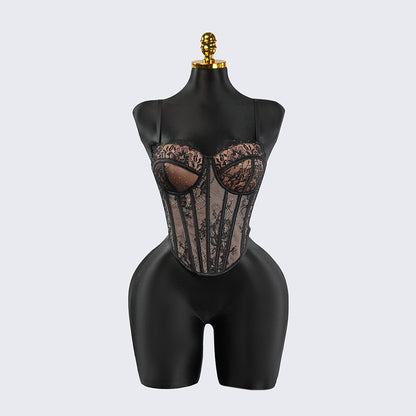 Python Floral Pattern Sculpting Corset