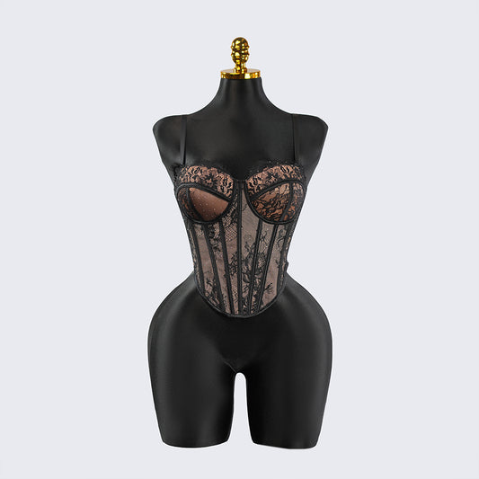 Python Floral Pattern Sculpting Corset