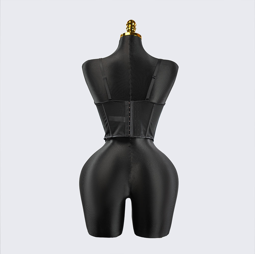 Python Floral Pattern Sculpting Corset