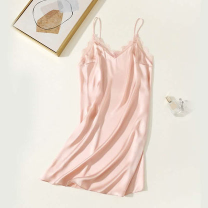 Sexy suspender pajamas super short nightgown