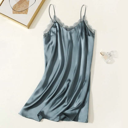 Sexy suspender pajamas super short nightgown