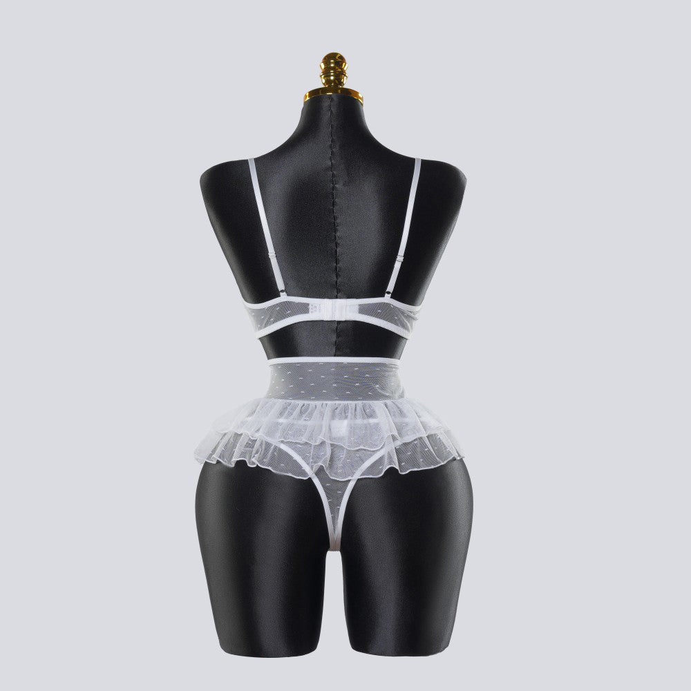 Sexy Lace Lingerie See-through Miniskirt Underwear