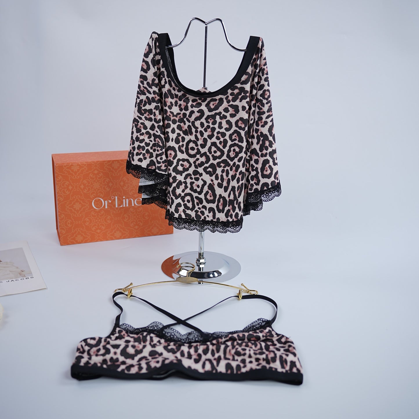 Sexy Wild Leopard Print Bra Panty Set