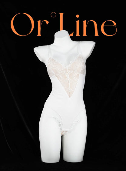 Simple Lace Shapewear Bodysuit