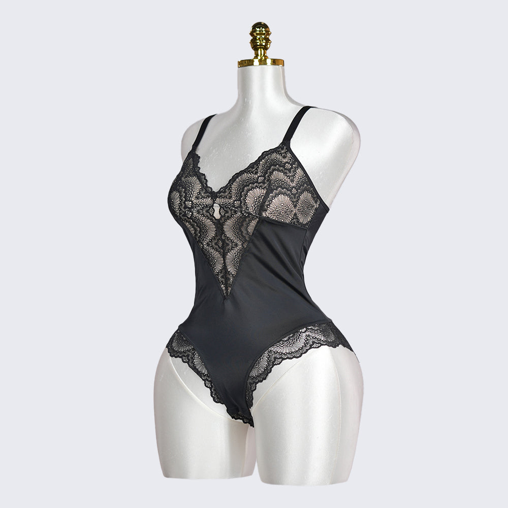 Simple Lace Shapewear Bodysuit