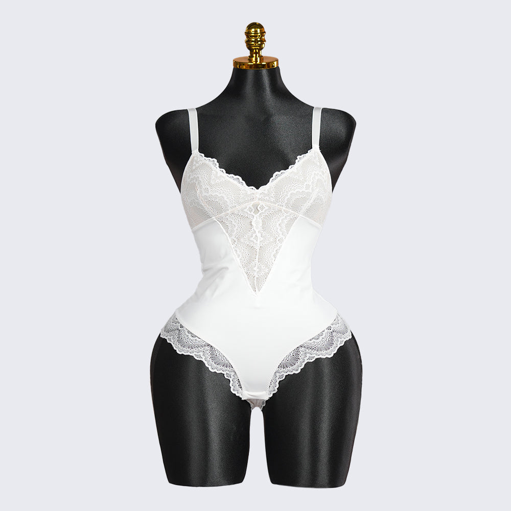 Simple Lace Shapewear Bodysuit