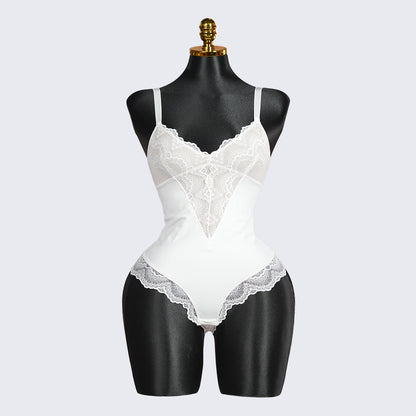 Simple Lace Shapewear Bodysuit