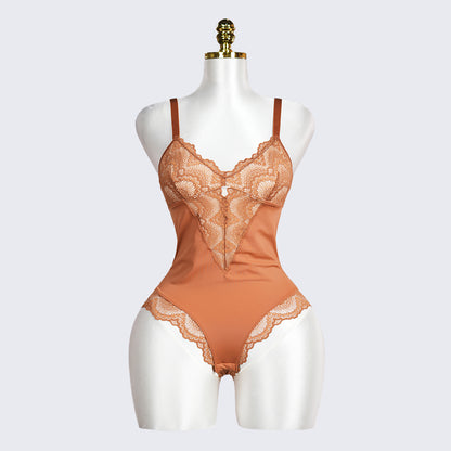 Simple Lace Shapewear Bodysuit
