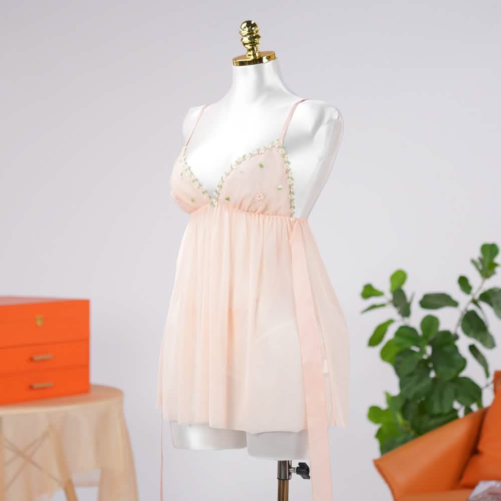 White Lace Summer Serenity Suspender Dress
