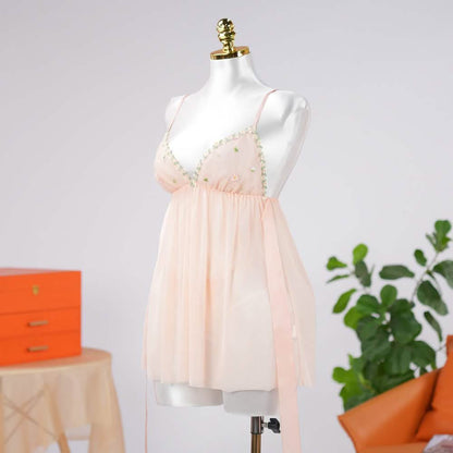 White Lace Summer Serenity Suspender Dress