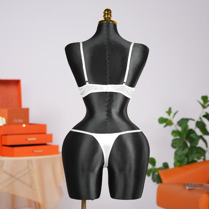 Floral Embroidery Lace Lingerie Set