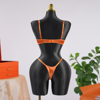 Floral Embroidery Lace Lingerie Set